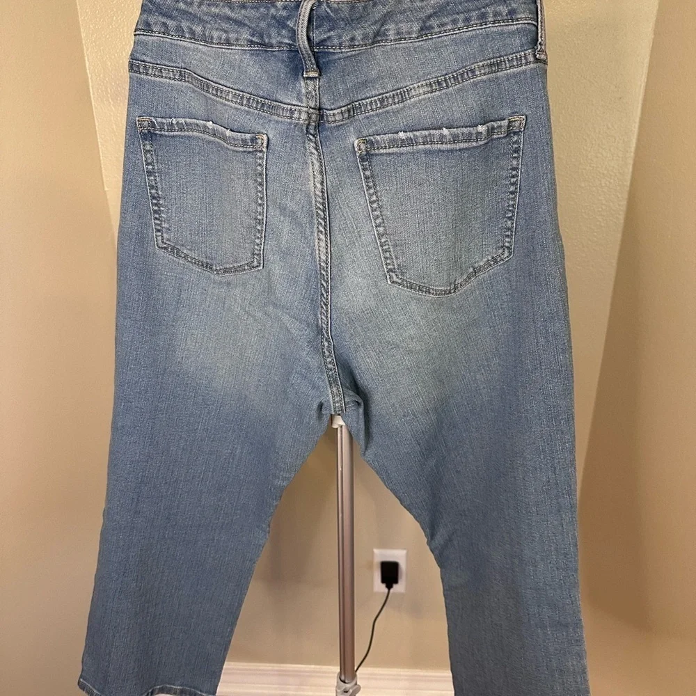 Nine West Light Blue Women Capris